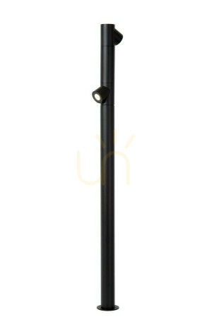Stâlp de iluminat exterior LED Lucide IBAMA negru 100 cm IP65 aluminiu