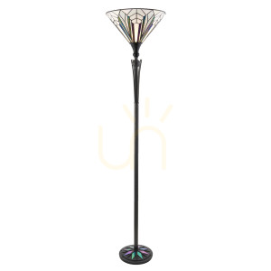 Lampă de podea Tiffany multicolor Interiors Astoria 63933