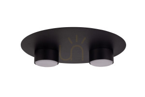 Plafonieră Sigma STAR 2xGX53 negru 40909