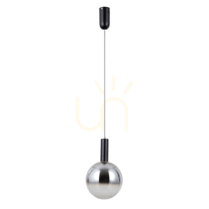 Pendul Italux Strela LED negru 20 cm 5W 3000K PND-34378-1M-BK