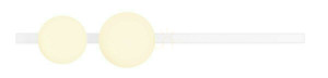 Lampă de perete Aldex Garda 2 alb, metal și sticlă, 86 cm, SKU 1099D