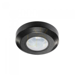 Senzor de mișcare 360st plafon Fi76 negru V-TAC VT-8091