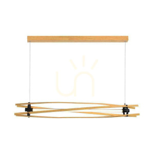 Corp de iluminat suspendat V-TAC LED 15W WOOD 120cm VT-7978 3000K 1600lm