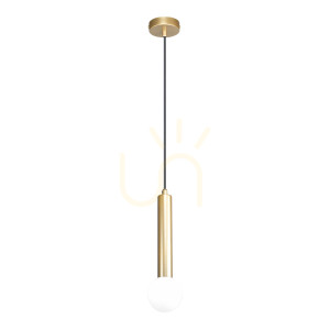 Pendul Italux Filano Gold G9 sticlă opal 9 cm PND-33574-1-GD