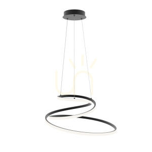 Lampă suspendată LED Italux Lorila neagră 60 cm PND-2168-M-BK