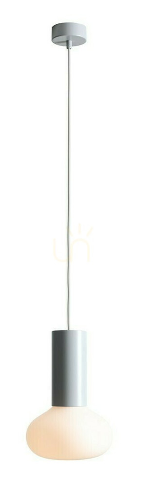 Lampă suspendată Aldex Flo Grey S, sticlă opală, metal, SKU 7000G22_S