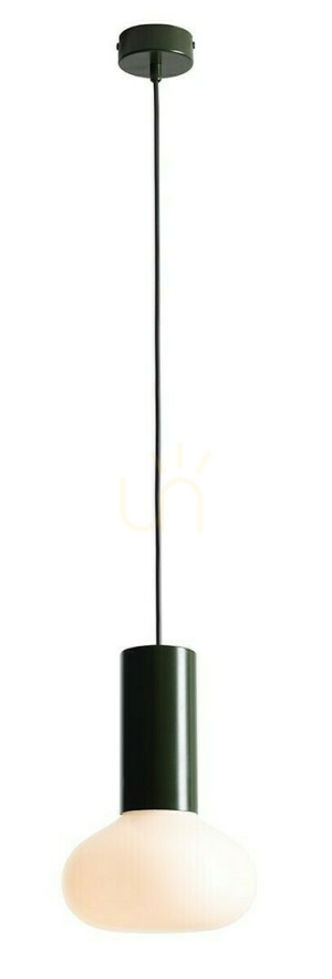 Lampă suspendată Aldex Flo Moss S sticlă opală 19 cm 7000G26_S