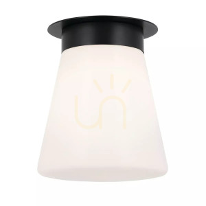Albers plafond - 1 sursă de lumină - Negru Elstead