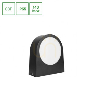 Versa 15 W Cct 230 V 100 St ip65 70 X180x196 Mm Fațadă neagră