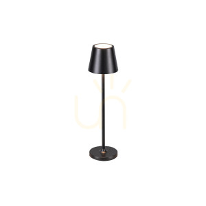Lumină de masă portabilă în aer liber 1.5w 3000k aluminiu negru ZAMBELIS