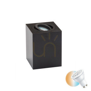 Spot de plafon 1xgu10 negru ZAMBELIS
