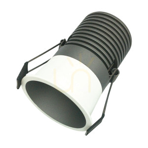 Spot LED Downlight 15W alb -negru ZAMBELIS