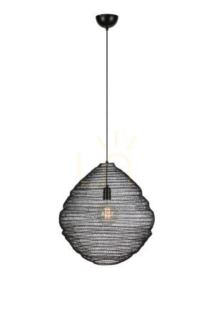 Lampă suspendată Markslojd Tazza 108772 negru oțel 50 cm