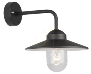 VANSBRO NORLYS 1920BL Negru E27 Lampă de perete Norlys pentru exterior.