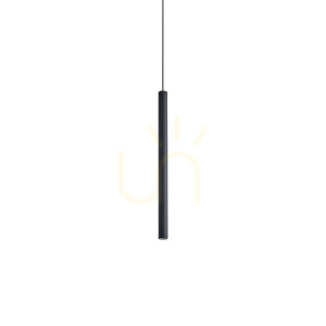 Lustră suspendată Ideallux LOOK negru LED 3,5W 3000K Ø8 cm 370958