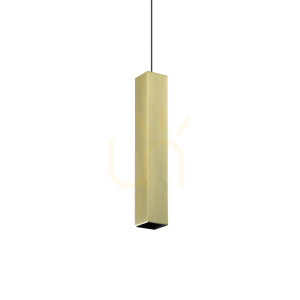 Lampă suspendată Ideallux LOOK alamă GU10 Ø6 cm 371702