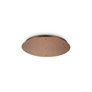 Accesoriu decorativ tavan Ideallux ROSONE cupru aluminiu Ø50 cm 344294