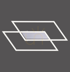 Plafond INIGO 8192-55 Argint 2xLED