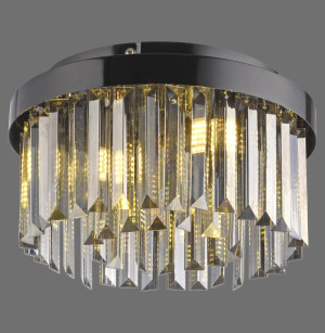 Plafond KULUNKA 15048-18 Negru 4xG9