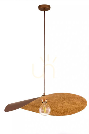 Lampă suspendată Sigma LEAF maro cupru 41920 E27
