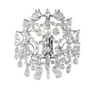 Aplica de perete Markslojd ROSENDAL 102335 crom cristal transparent 1x40W