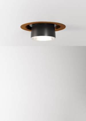 Fabbian Claque F43 20W lumină încastrată - Bronz - F43 F02 76