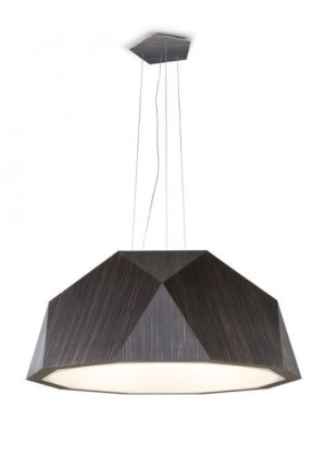 Lampa suspendată Fabbian Crio D81 8W 180cm - Lemn închis - D81 A17 48