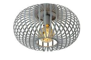 Plafon Lucide Manuela gri metal E27 40 cm 78174/40/36