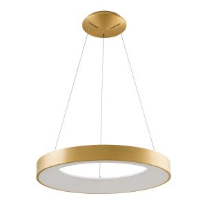 Lampă suspendată LED Italux Giulia aurie 60 cm 50W 3000K 5304-850RP-GD-3