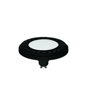 REFLEKTOR LED 9W, 4000K, GU10, ES111, VINKEL 120, DIFFUSOR, SVART