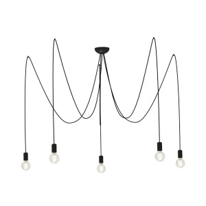 Belysningsarmatur SPIDER BLACK V