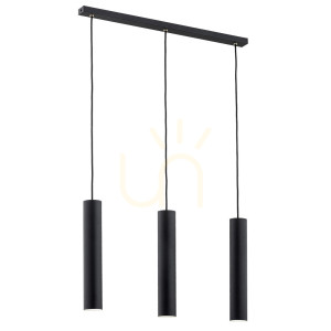 Pendellampa ARGON Gomera Plus svart struktur 3xGU10 SKU 6112