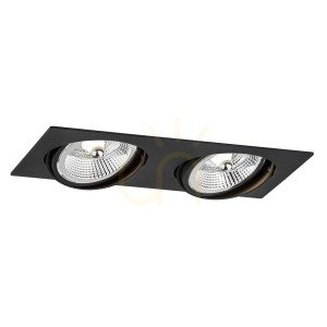 Inbyggd armatur ARGON OLIMP PLUS svart 2xGU10 1047 BZ