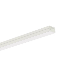 LED-profil bred SILER Vitlackerad RAL9010 2m