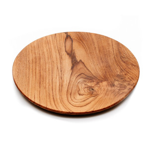 The Teak Root Rund tallrik - L