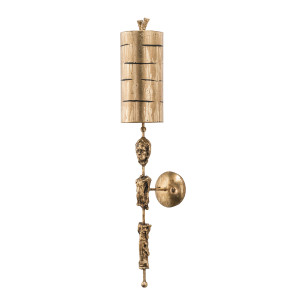 Fragment 1 ljus vägglampa - guld Elstead