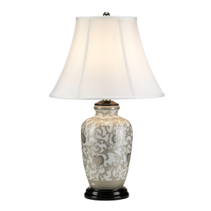 Silver Thistle 1 ljus bordslampa Elstead
