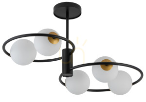 Plafond Sigma Aqua 5 svart 33468
