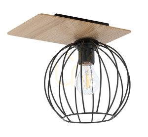 Plafond Sigma Cyber 1 svart ek 30 cm E27 SKU 32357