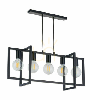 Pendellampa Sigma Eden 5 svart 32237
