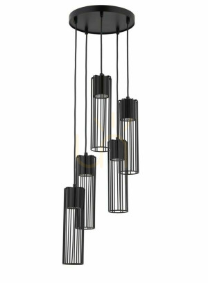 Pendellampa Sigma Fobia 5 svart GU10 33459