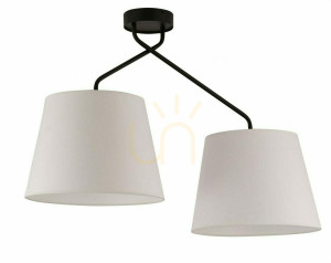 Plafond Sigma LIZBONA 2 vit svart 32117