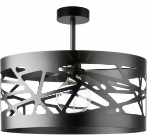 Plafond Sigma Moduł Frez L svart 39 cm E27 31232