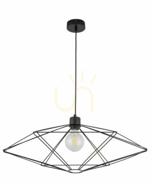 Pendellampa Sigma Vario L svart E27 73 cm 40555
