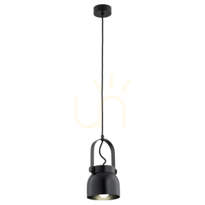 Pendellampa ARGON Logan svart E27 stål 1-ljus 8291