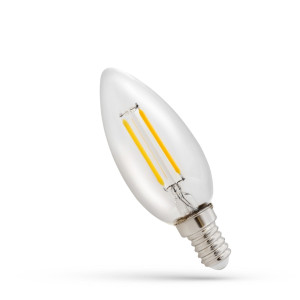 LED-ljusstake E14 230 V 1 W Cog Nw Clear Spectrum