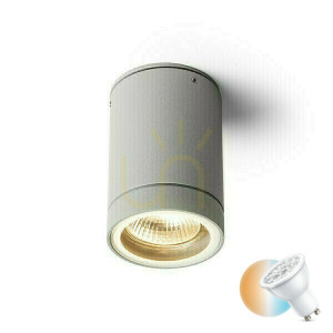 Plafonds Utomhus Sammy Tak Grå 230 V Led Gu10 15 W Ip54