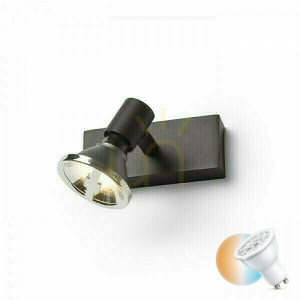 Vägglampa Trica I vägglampa Svart 230 V Gu10 25 W.
