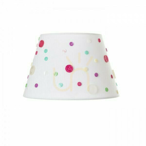 Skärm, lampskärm Delisa 25/16 Vita knappar Max. 28 W