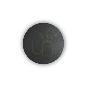 Vägglampa Ideallux Cover Round svart 15 cm LED 9,5W 195742